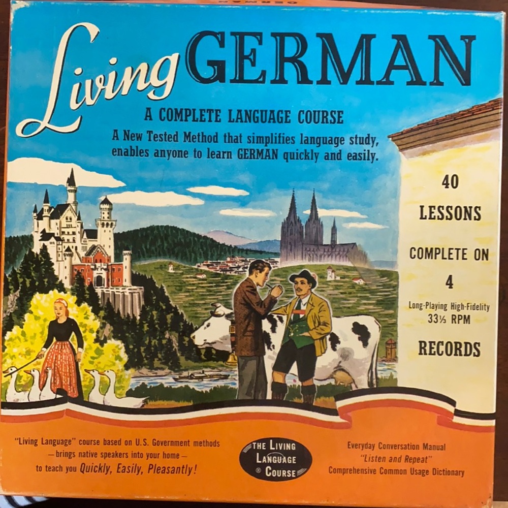 VINTAGE, 1956: Never Used, Living German